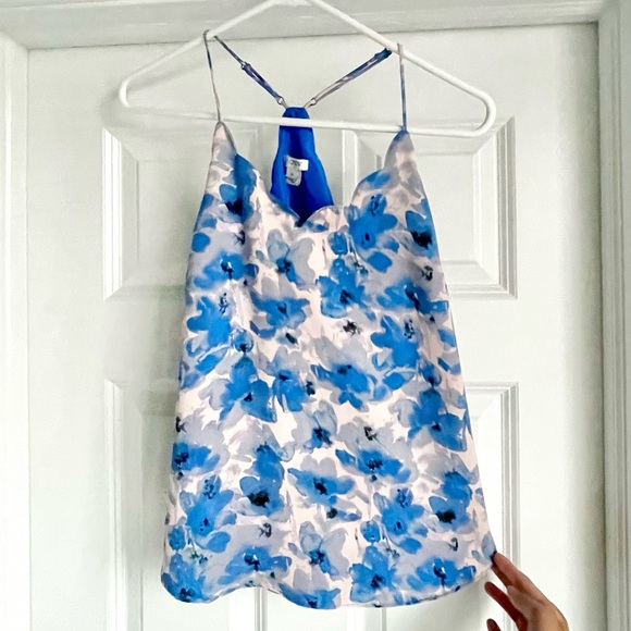 J. Crew Factory Tops - Jcrew factory floral scalloped edge tank